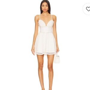 Majorelle Kariselle Mini Dress in White